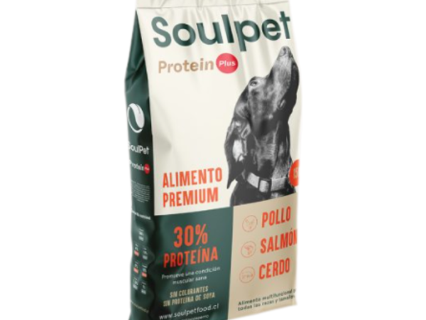 Alimento Premium SoulPet Proteina plus para perros de todas las edades – 15kg