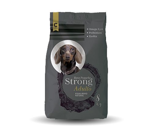 Strong alimento para perros adultos raza pequeña 8kg