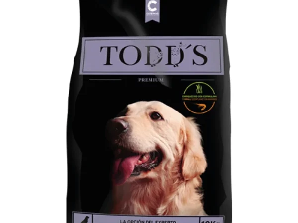 Alimento Premium TODD’S perro senior – 10Kg