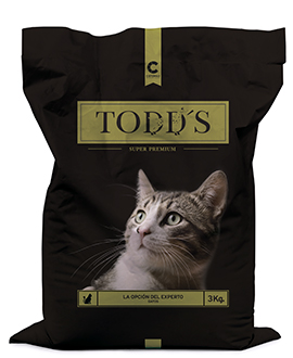 Alimento Premium TODD’S para Gatos adultos – 3kg