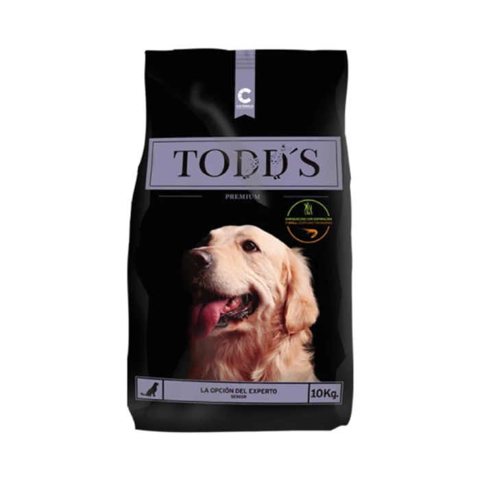 Alimento Premium TODD'S perro senior - 10Kg