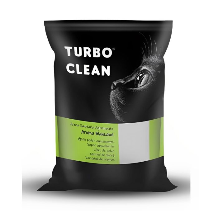 ARENA AGLUTINANTE TURBO CLEAN - OLOR MANZANA 10Kg