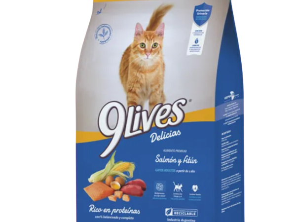 9LIVES alimento para gato adulto sabor salmón y atun 4kg