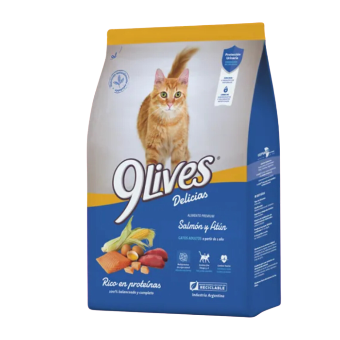 9LIVES alimento para gato adulto sabor salmón y atun 4kg