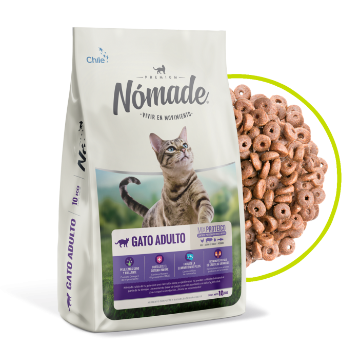 Nomade alimento para gato adulto 10kg