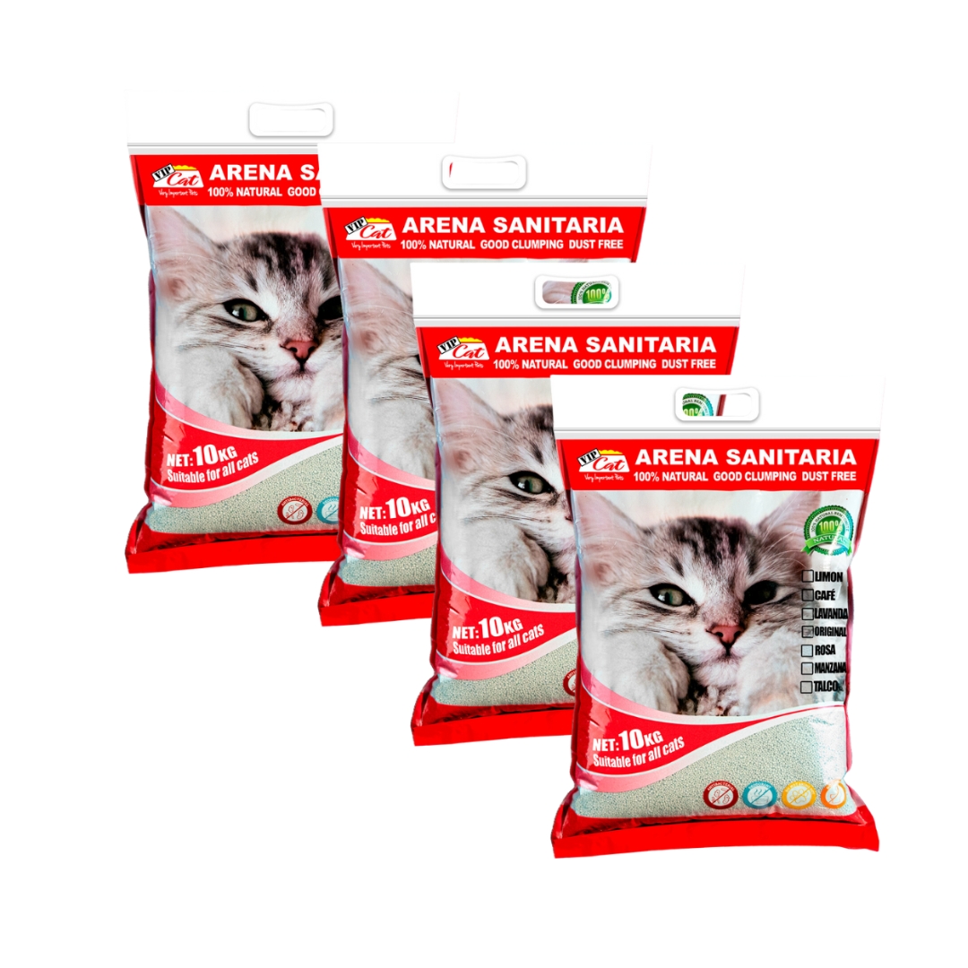 ARENA AGLUTINANTE VIPCAT AROMA TALCO BEBE - 40Kg