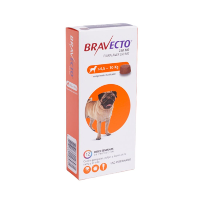 Bravecto en pastillas masticables para perros de 4 a 10kg