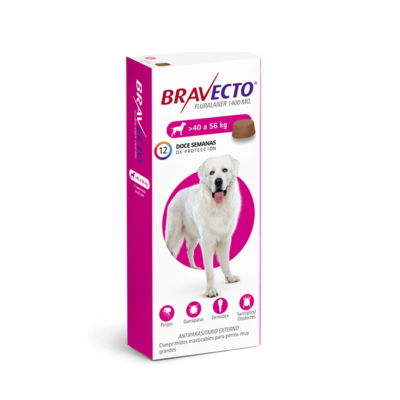 Bravecto en pastillas masticables para perros de 40 a 56kg