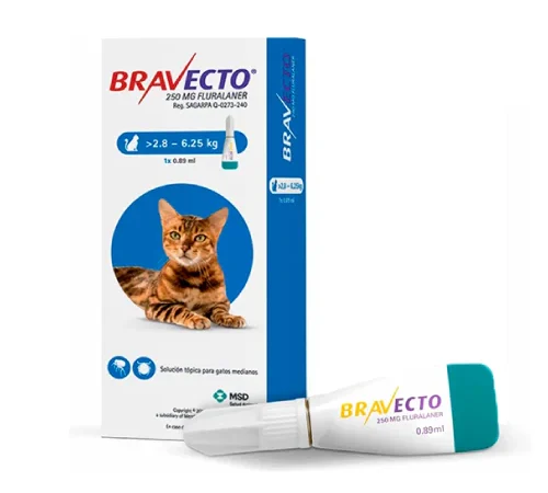 Bravecto pipeta para Gatos de 2.8 a 6.25kg