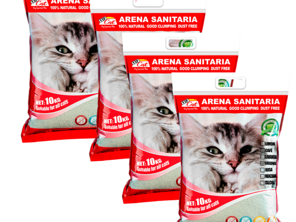 ARENA AGLUTINANTE VIPCAT AROMA ROSA O CAFÉ – 40Kg