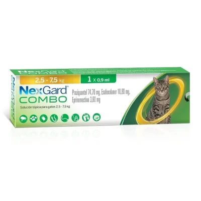 Nexgard combo cat L 2.5 - 7.5kg para gatos