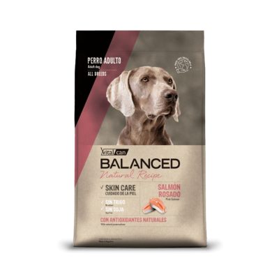 Balanced Natural Recipe perro adulto sabor salmón rosado 15kg