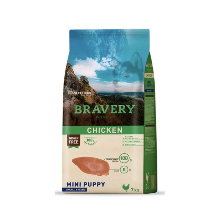 BRAVERY CHICKEN MINI PUPPY SMALL BREED (PERRO) 7KG