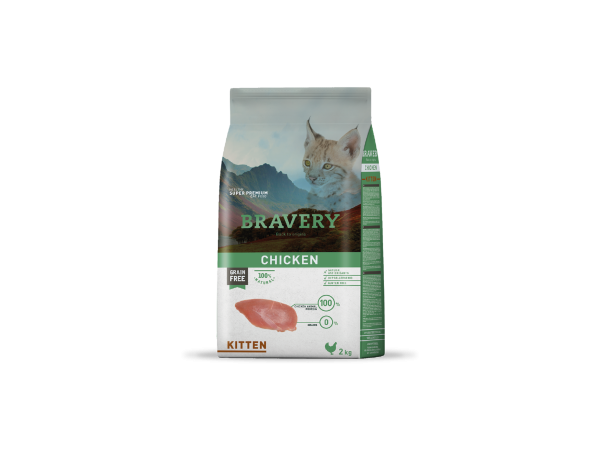 BRAVERY CHICKEN KITTEN (GATO) 2Kg