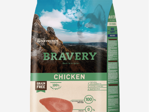 BRAVERY CHICKEN MINI PUPPY SMALL BREED (PERRO) 2KG