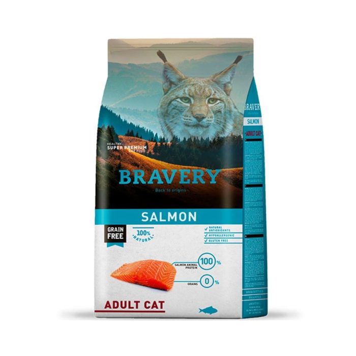 BRAVERY SALMON ADULTO CAT (GATO) 7Kg