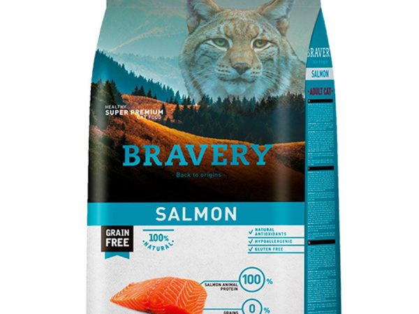 BRAVERY SALMON ADULTO CAT (GATO) 7Kg