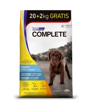 Complete Perro Cachorro Raza Mediana y Grande 22kg