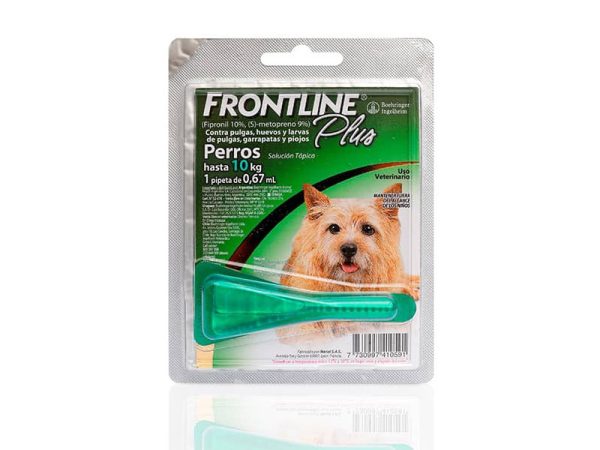 Frontline Plus pipeta para perro hasta 10kg