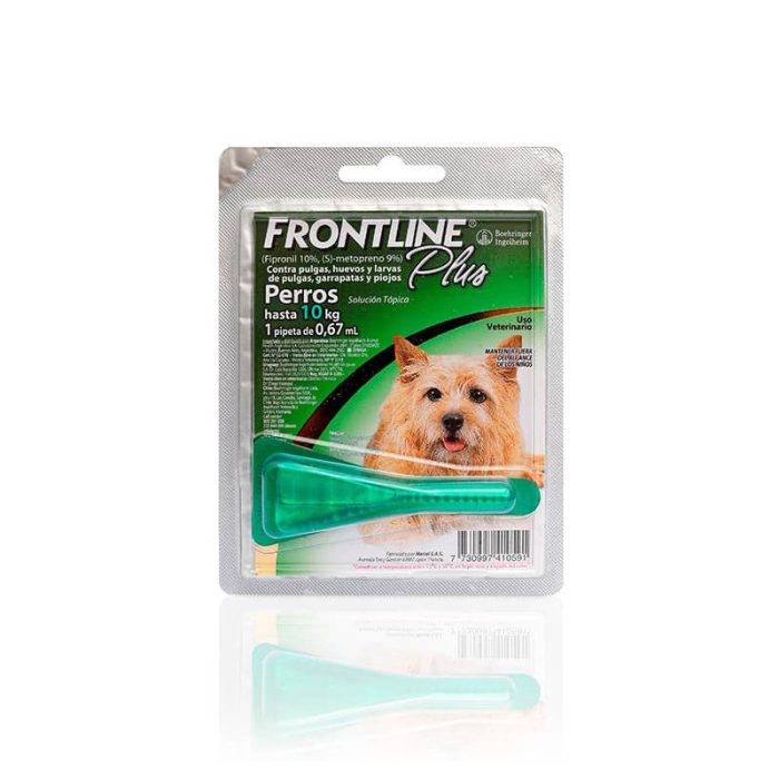 Frontline Plus pipeta para perro hasta 10kg