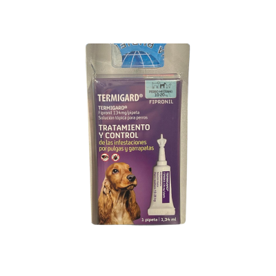TERMIGARD pipeta para perro 1.34ml de 10 a 20kg x2 unidades