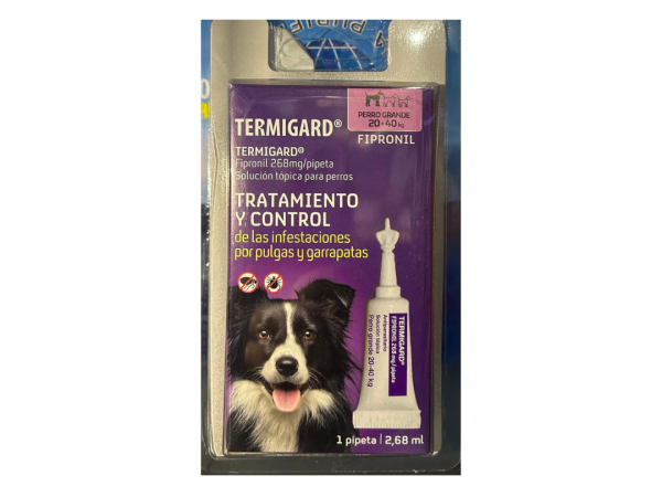 TERMINGARD pipeta para perro 2.68ml de 20 a 40kg x2 unidades