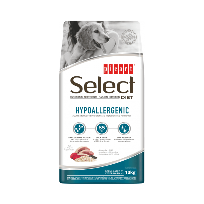 Select Perro Diet Hypoallergenic 10 kilos