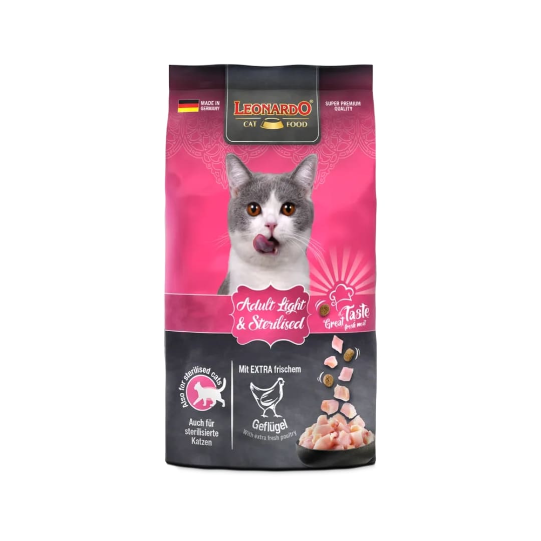 Leonardo Gato Adulto Light Esterilizado 7,5 kilos