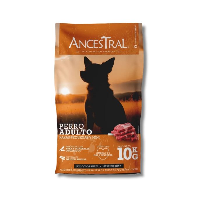 Ancestral perro adulto raza pequeña 10 Kilos