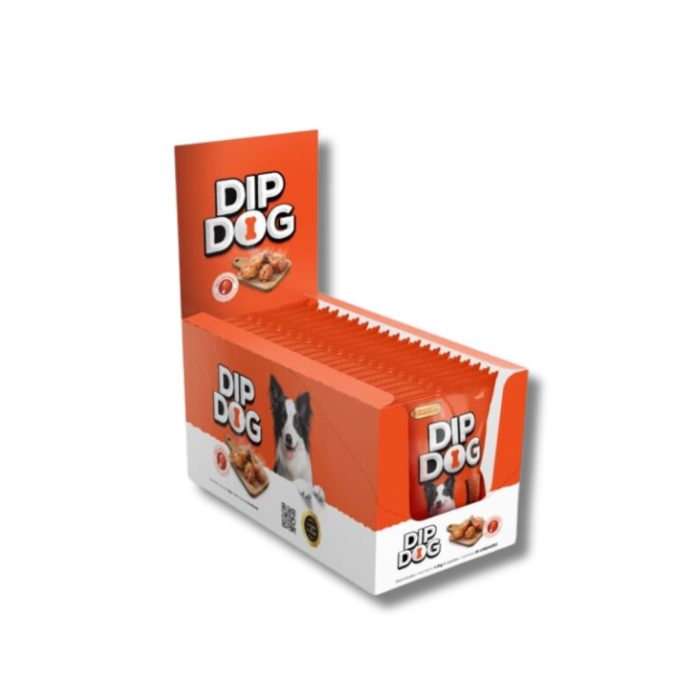 dip dop sabor pollo por caja dip dog snack sabor pollo x 6 unidades