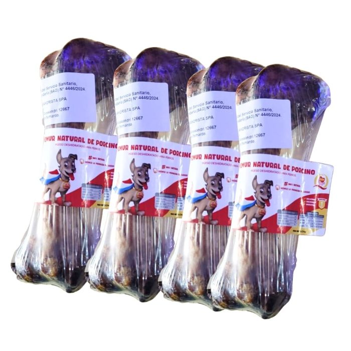 Femur Natural de Porcino  x 6 unidades
