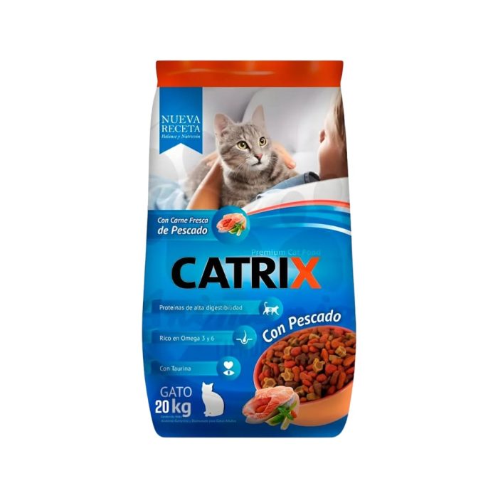 Catrix gato adulto con pescado 20 kilos