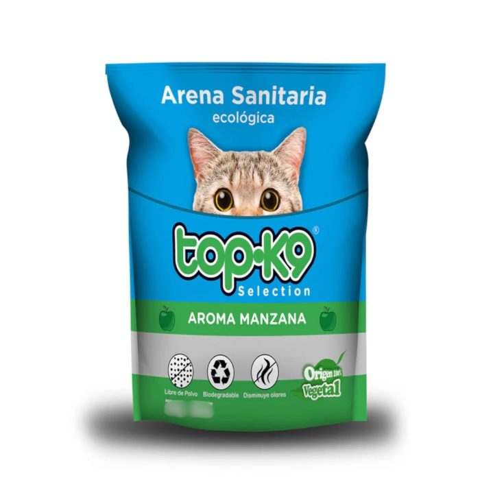 ARENA ECOLOGICA TOP K9 10Kg aroma manzana