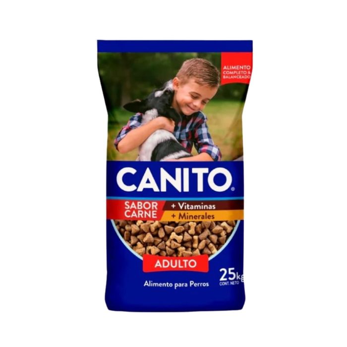 Canito adulto sabor carne 25 kilos