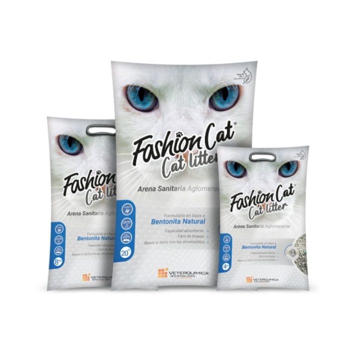 Arena fashion cat bentonita 20 kilos x 10 unidades