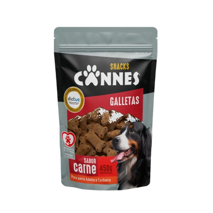 Galleta cannes sabor carne X 5 Unidades