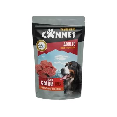 sachet cannes adulto carne (1) Sachet cannes adulto carne 2 cajas de 12 unidades cada una Total :24 unidades