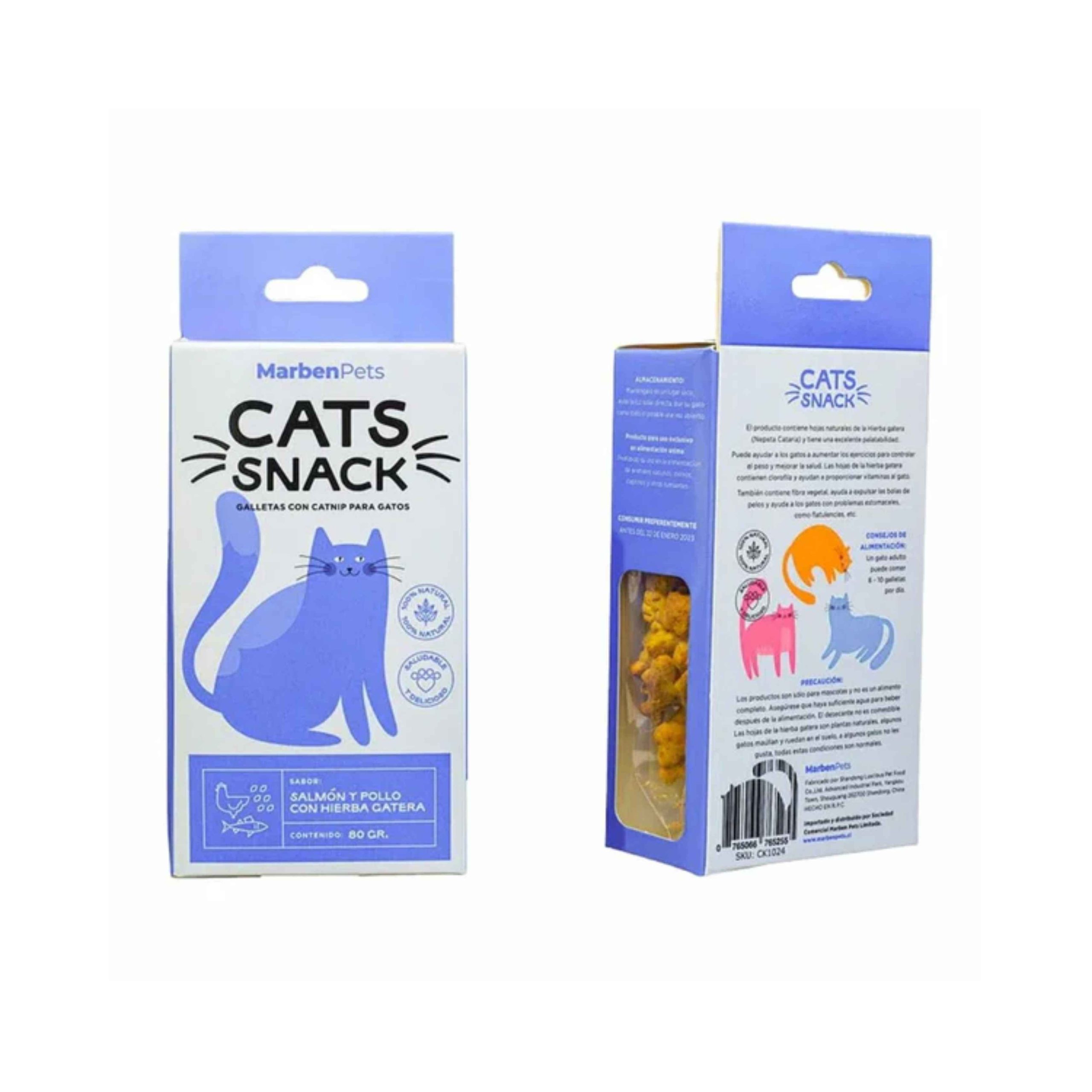 Cats Snack sabor salmón y pollo 10 unidades