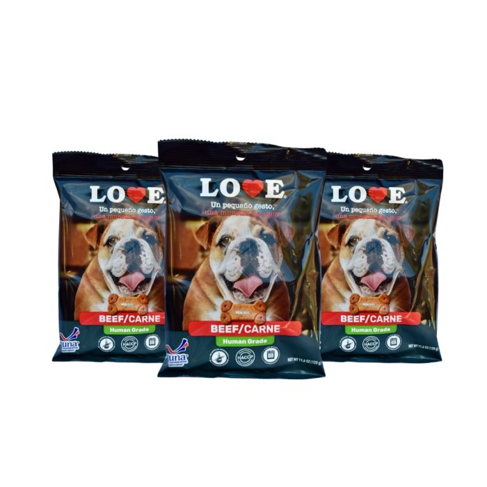 Galleta Love Carne x 10 unidades