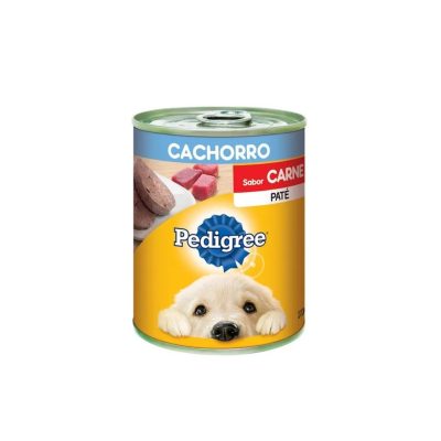 LATA PEDIGREE CACHORRO CARNE X 10 UNIDADES