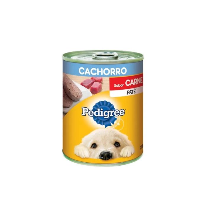 LATA PEDIGREE CACHORRO CARNE X 10 UNIDADES