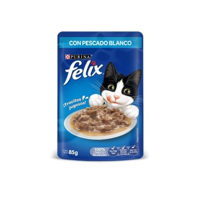 SACHETS FELIX SABOR PESCADO BLANCO x 24 unidades