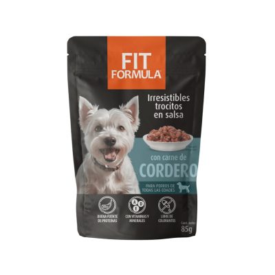 sachet fit adulto cordero caja por 20 unidades SACHET FIT FORMULA ADULTO CORDERO 85 GRAMOS CAJA X 24 UNIDADES