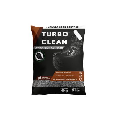 Arena Turbo Clean aroma café moka 4 kilos x 4 unidades: Total 16 kilos