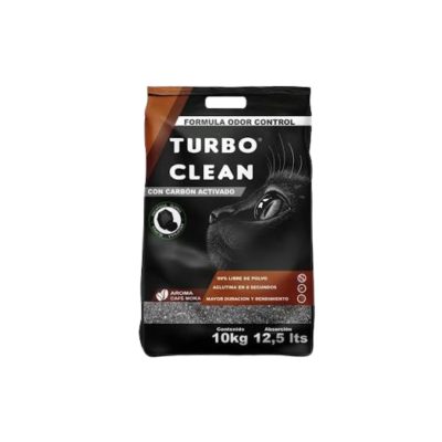 Arena aglutinante turbo clean  aroma café 10 kilos x 2 Unidades