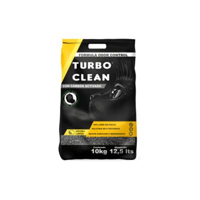 ARENA TURBO CLEAN AROMA LIMÓN 10 KILOS X 2 UNIDADES