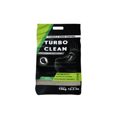 ARENA TURBO CLEAN AROMA MANZANA 10 KILOS X 2 UNIDADES