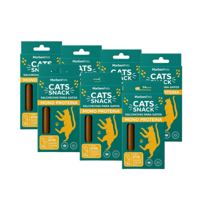 Cats Snack salchicha para gato sabor atún x 10 unidades