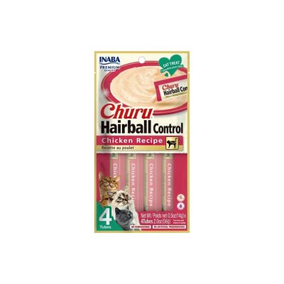 Churu hairball control 10 paquetes de 4 unidades  cada uno : Total 40 unidades