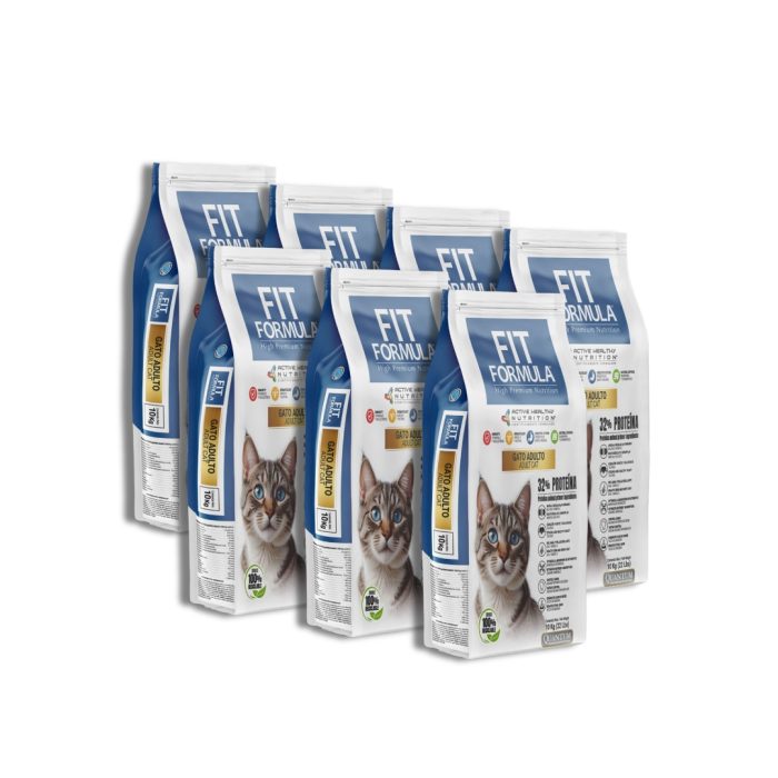 fit gato adulto 10 kilos FIT GATO ADULTO 10K x 10 UNIDADES